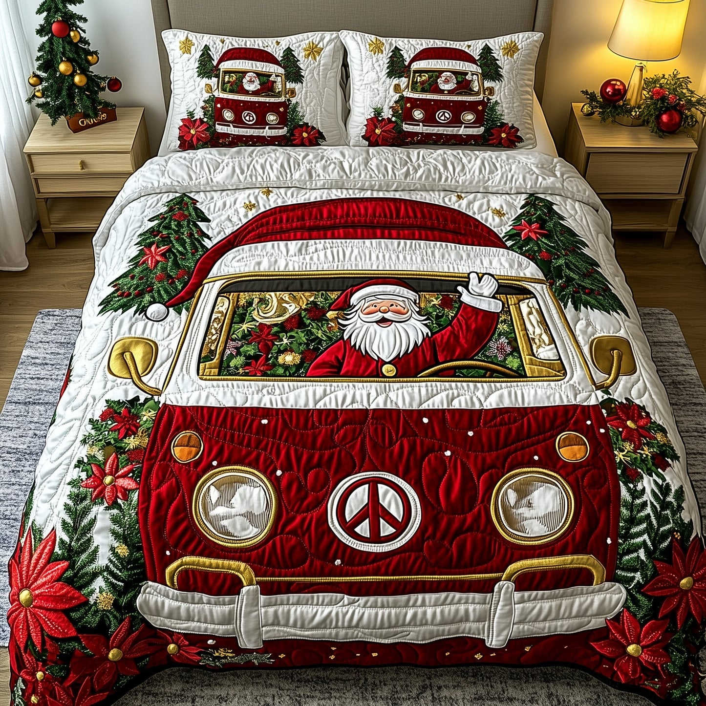 Christmas Van Journey Duvet Cover Set GFTOHD10453