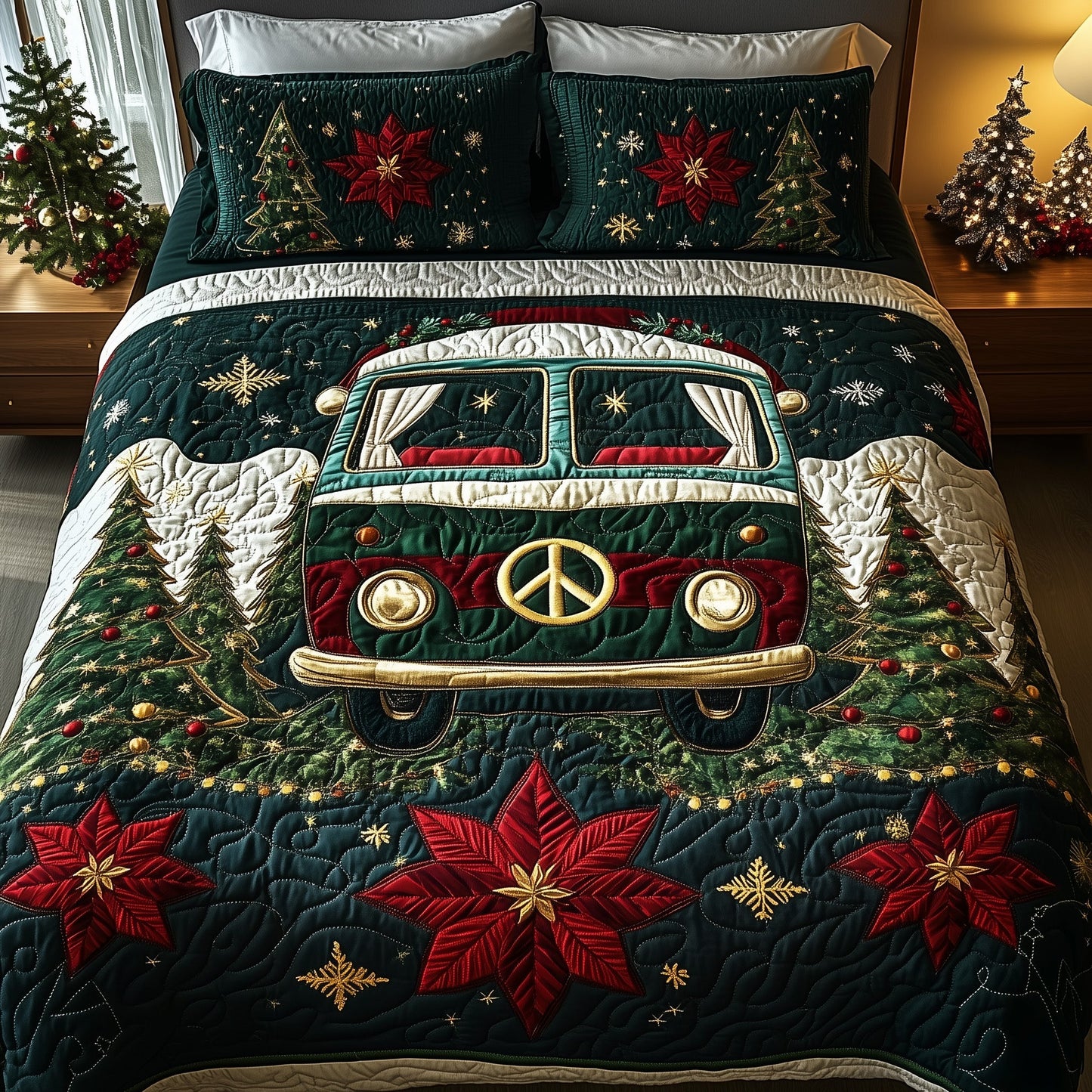 Christmas Van Journey Duvet Cover Set GFTOHD10454