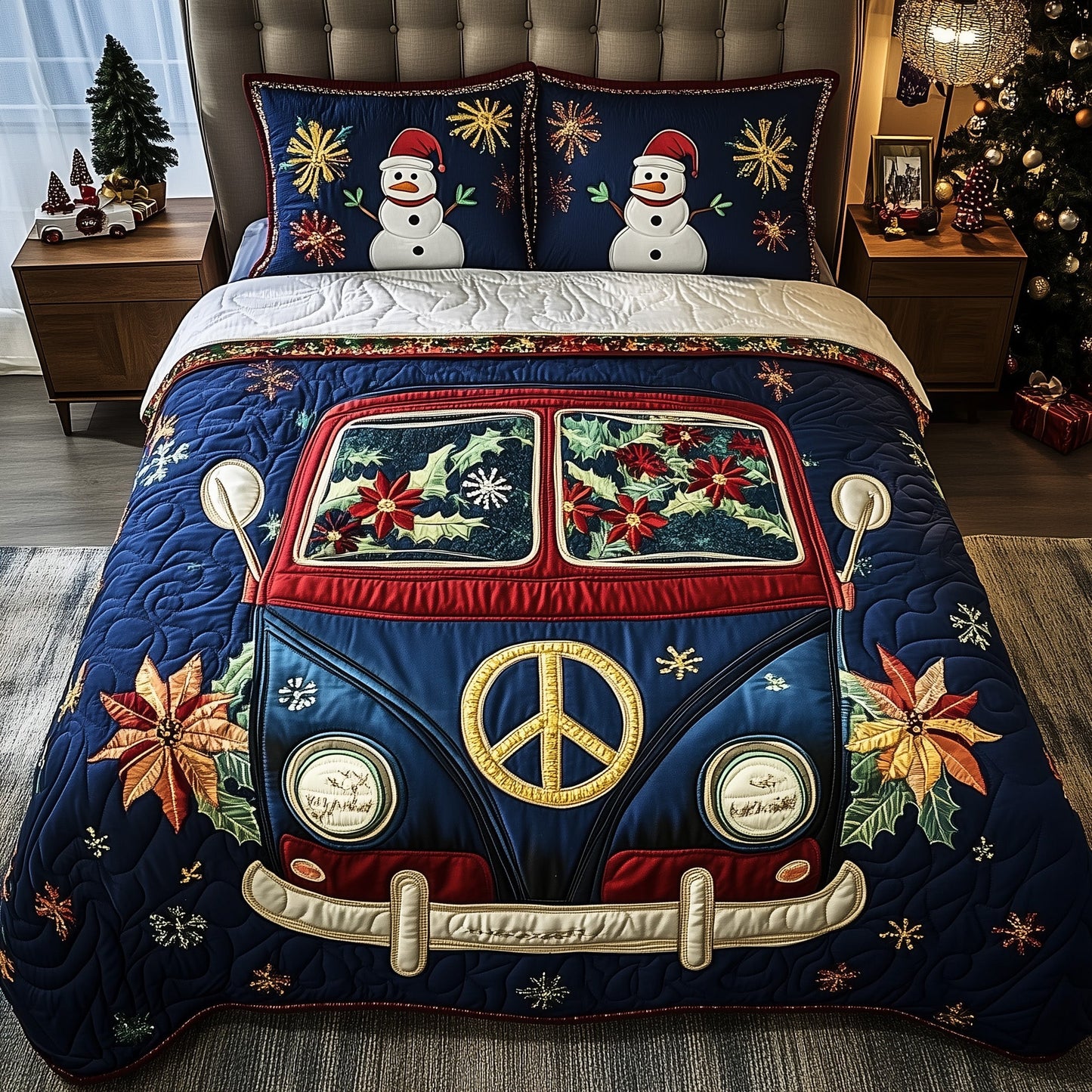 Christmas Van Journey Duvet Cover Set GFTOHD10456