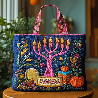 Kwanzaa Spirit Quilted Tote Bag GFTOHD10474
