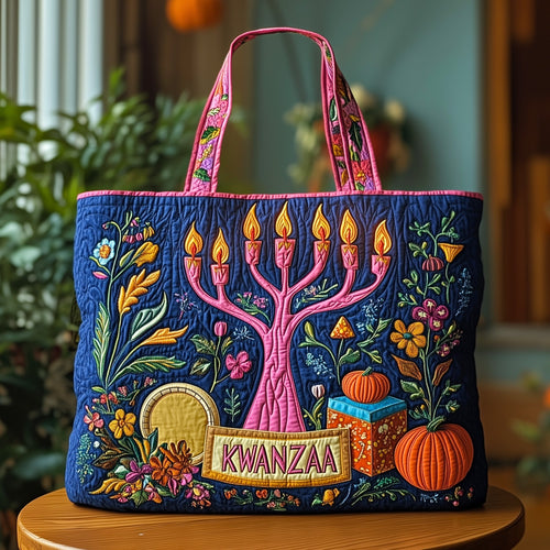 Kwanzaa Spirit Quilted Tote Bag GFTOHD10474