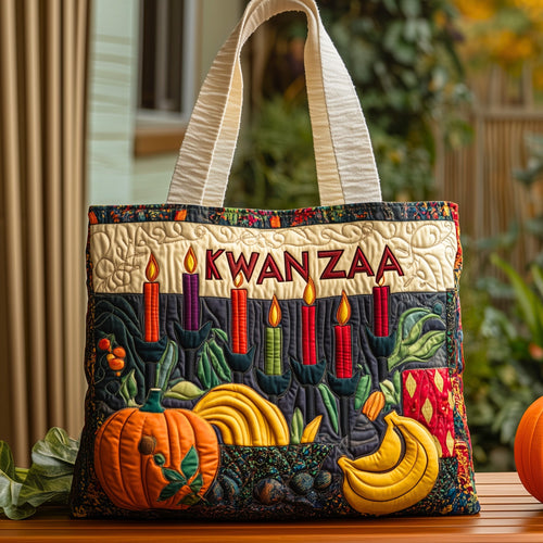 Kwanzaa Spirit Quilted Tote Bag GFTOHD10475