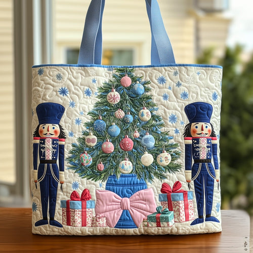 Festive Nutcracker Quilted Tote Bag GFTOHD10499