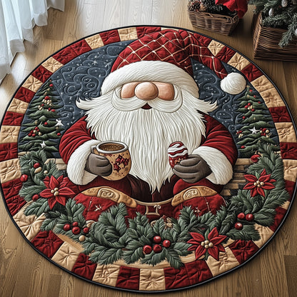 Winter Gnomes Quilted Round Mat GFTOHD10520