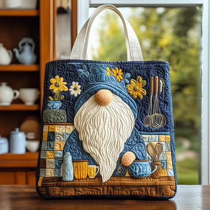 Joyful Gnomes Quilted Tote Bag GFTOHD10558