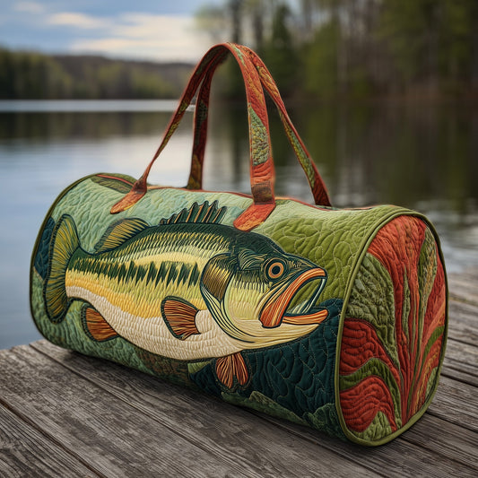Largemouth Bass Quilted Duffle Bag GFTOHD10572