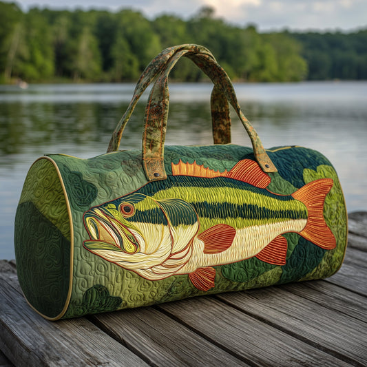 Largemouth Bass Quilted Duffle Bag GFTOHD10573