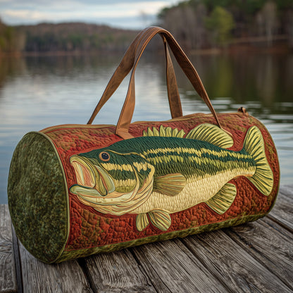 Largemouth Bass Quilted Duffle Bag GFTOHD10574