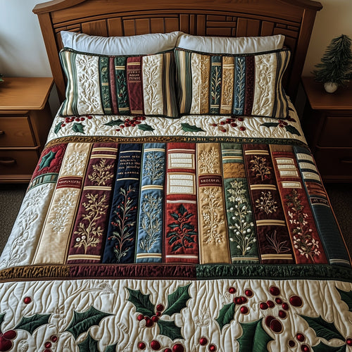 Festive Bookish Duvet Cover Set GFTOHD10585