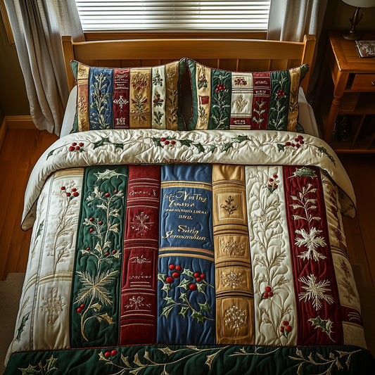 Festive Bookish Duvet Cover Set GFTOHD10586