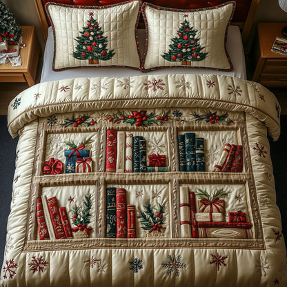 Festive Bookish Duvet Cover Set GFTOHD10594