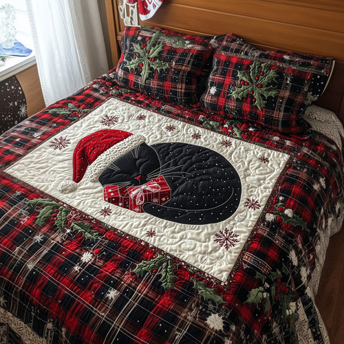 Christmas Cat Duvet Cover Set GFTOHD10600