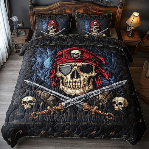 Pirate Skull Duvet Cover Set GFTOHD10608