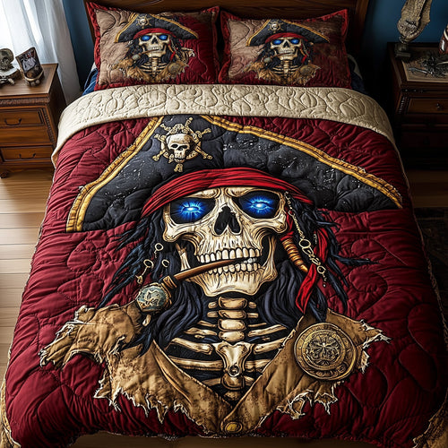 Pirate Skull Duvet Cover Set GFTOHD10610