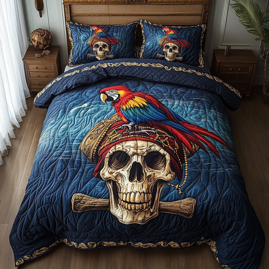 Pirate Skull Duvet Cover Set GFTOHD10611
