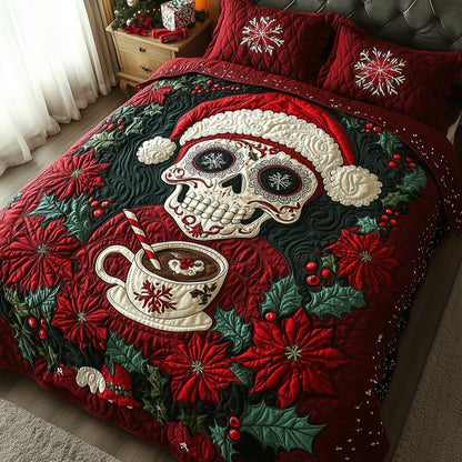 Christmas Skull Duvet Cover Set GFTOHD10622