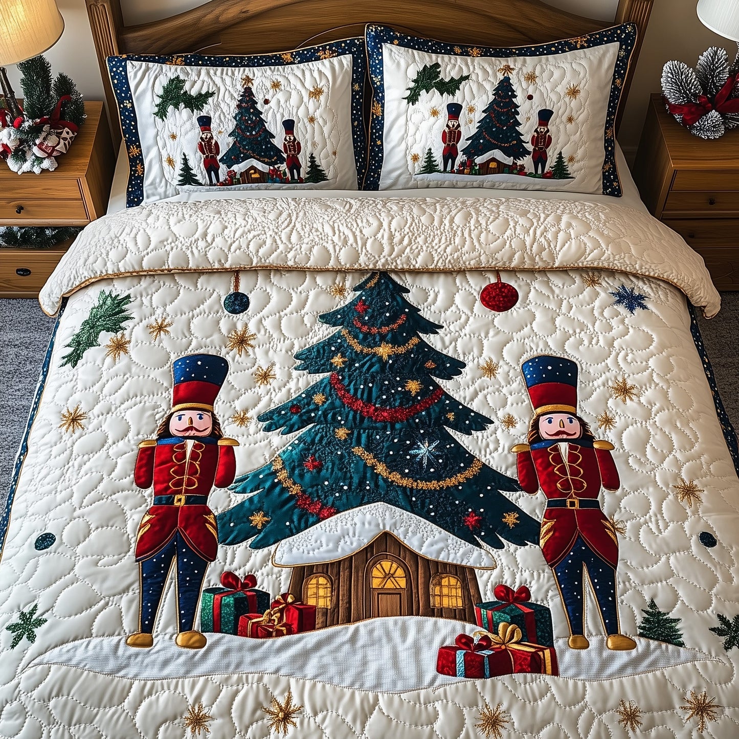 Festive Nutcracker Duvet Cover Set GFTOHD10658