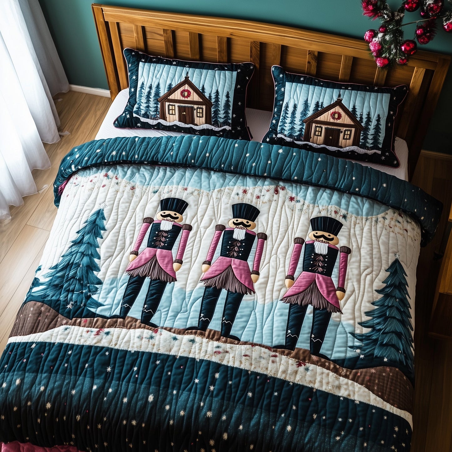 Festive Nutcracker Duvet Cover Set GFTOHD10662