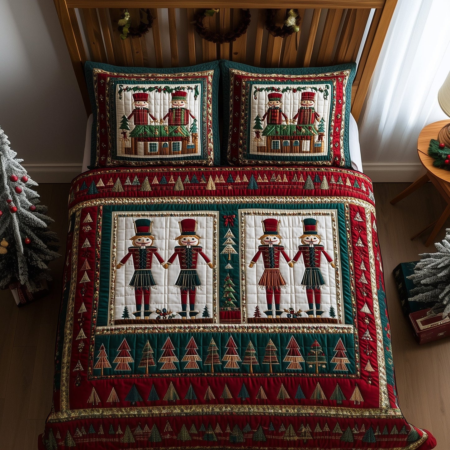 Festive Nutcracker Duvet Cover Set GFTOHD10663