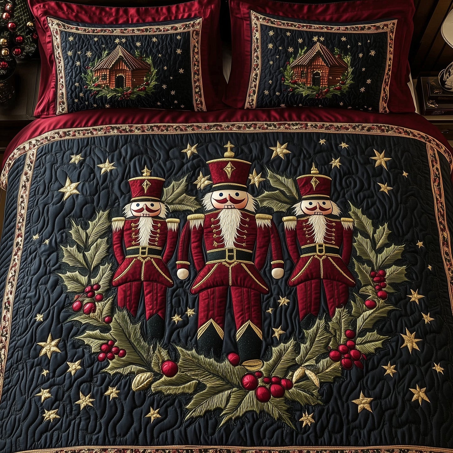 Festive Nutcracker Duvet Cover Set GFTOHD10665