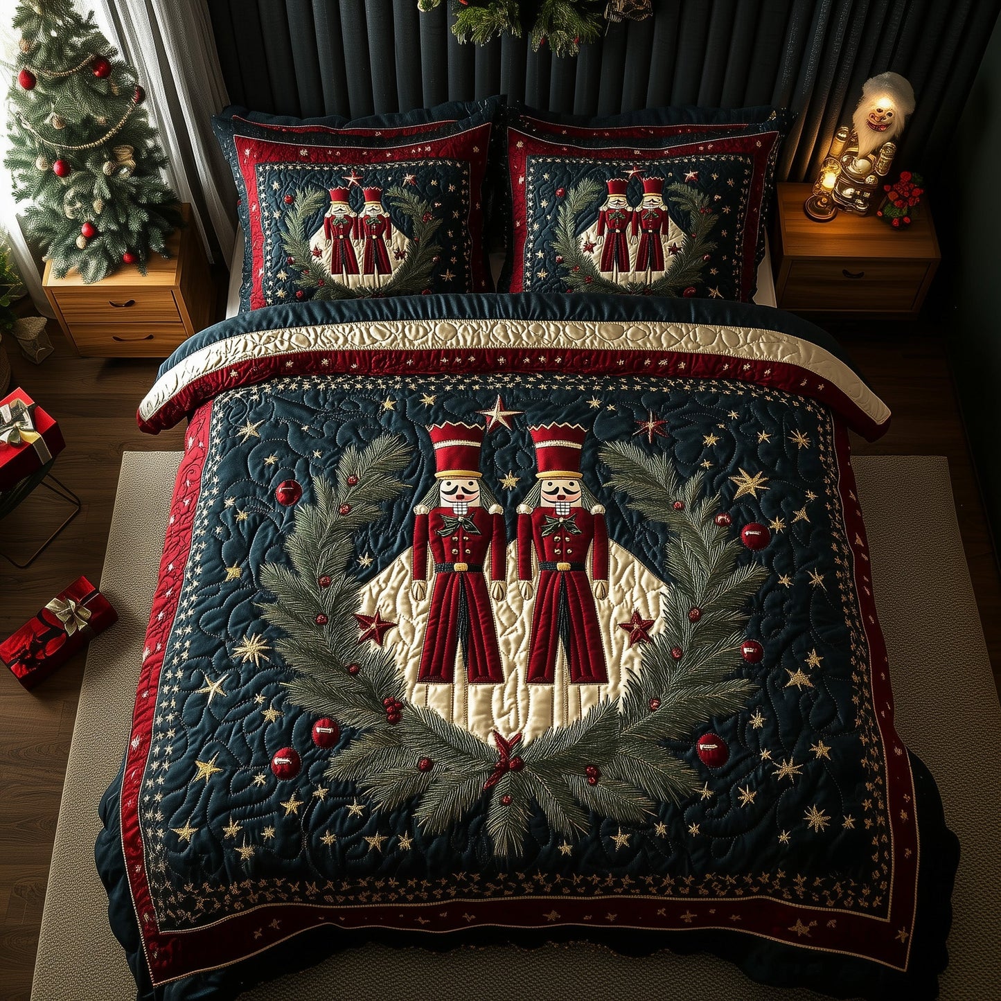 Festive Nutcracker Duvet Cover Set GFTOHD10666