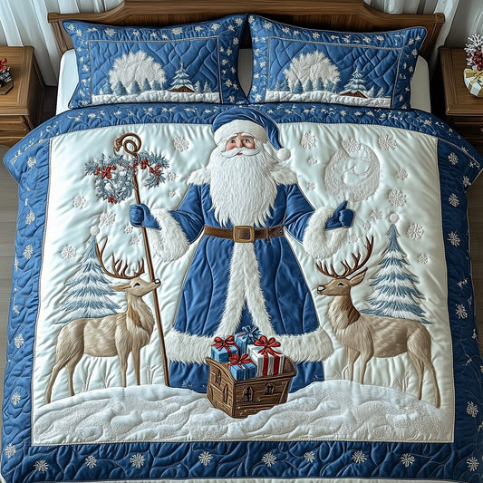 Festive Santa Duvet Cover Set GFTOHD10679