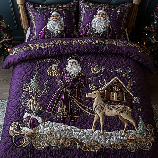 Festive Santa Duvet Cover Set GFTOHD10681