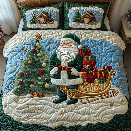 Festive Santa Duvet Cover Set GFTOHD10683