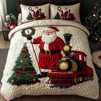 Festive Santa Duvet Cover Set GFTOHD10684