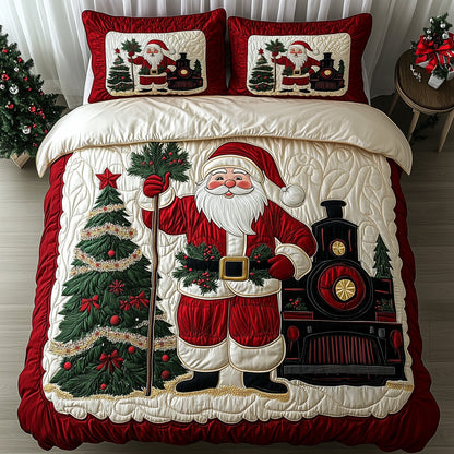 Festive Santa Duvet Cover Set GFTOHD10685