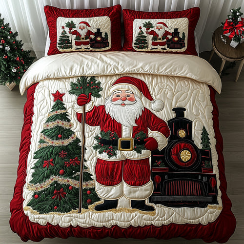 Festive Santa Duvet Cover Set GFTOHD10685