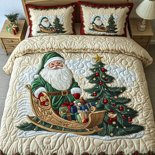 Festive Santa Duvet Cover Set GFTOHD10689