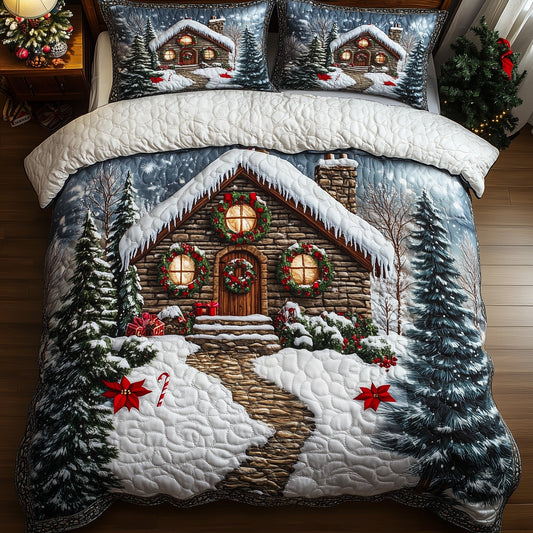 Snow Cabin Duvet Cover Set GFTOHD10803