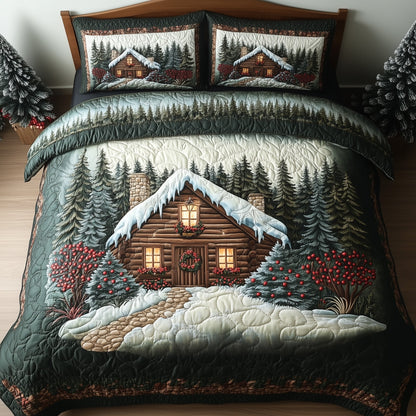 Snow Cabin Duvet Cover Set GFTOHD10805