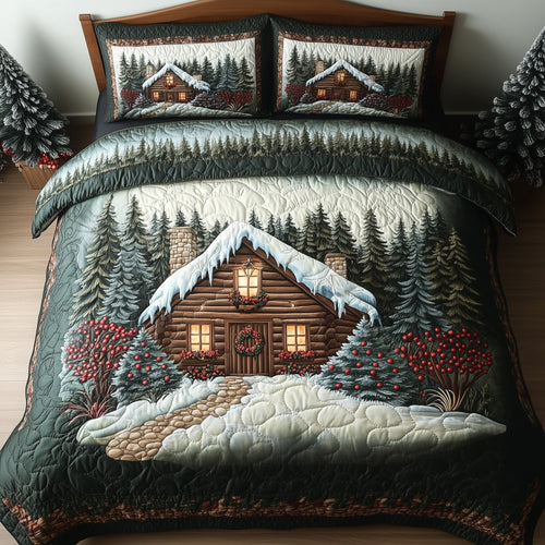 Snow Cabin Duvet Cover Set GFTOHD10805
