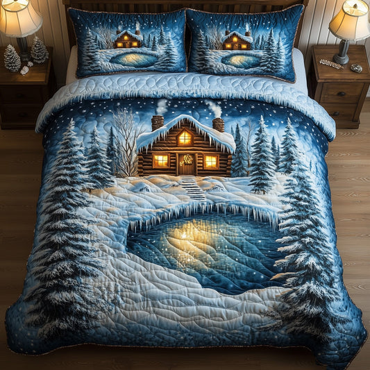 Snow Cabin Duvet Cover Set GFTOHD10809