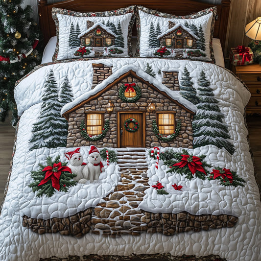 Snow Cabin Duvet Cover Set GFTOHD10810
