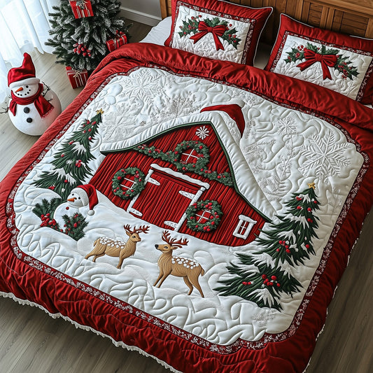 Snow Cabin Duvet Cover Set GFTOHD10811