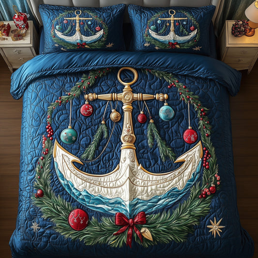 Christmas Anchor Duvet Cover Set GFTOHD10817