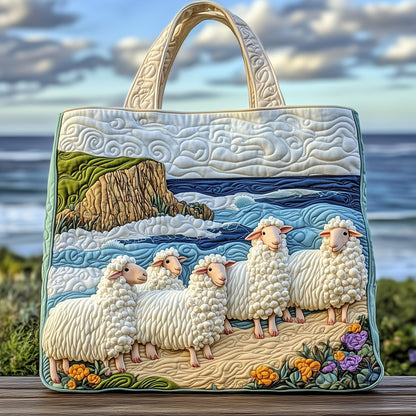 Sheep Heaven Quilted Tote Bag GFTOHD10841