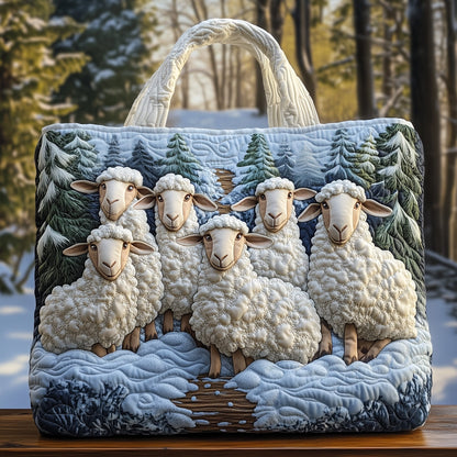 Sheep Heaven Quilted Tote Bag GFTOHD10844
