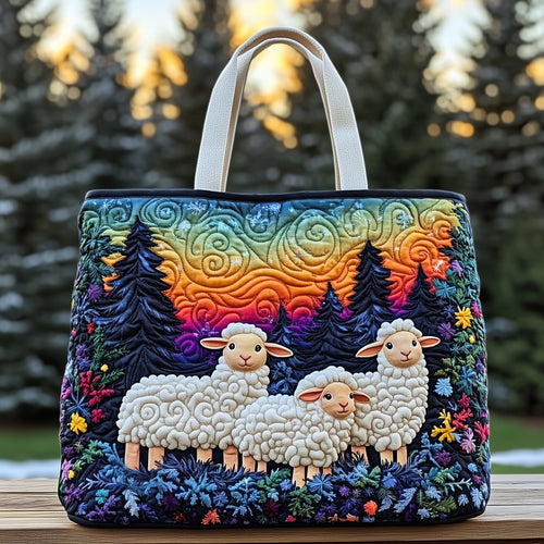 Sheep Heaven Quilted Tote Bag GFTOHD10846