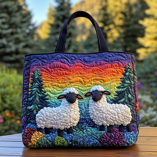 Sheep Heaven Quilted Tote Bag GFTOHD10847