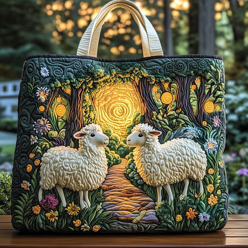 Sheep Heaven Quilted Tote Bag GFTOHD10849