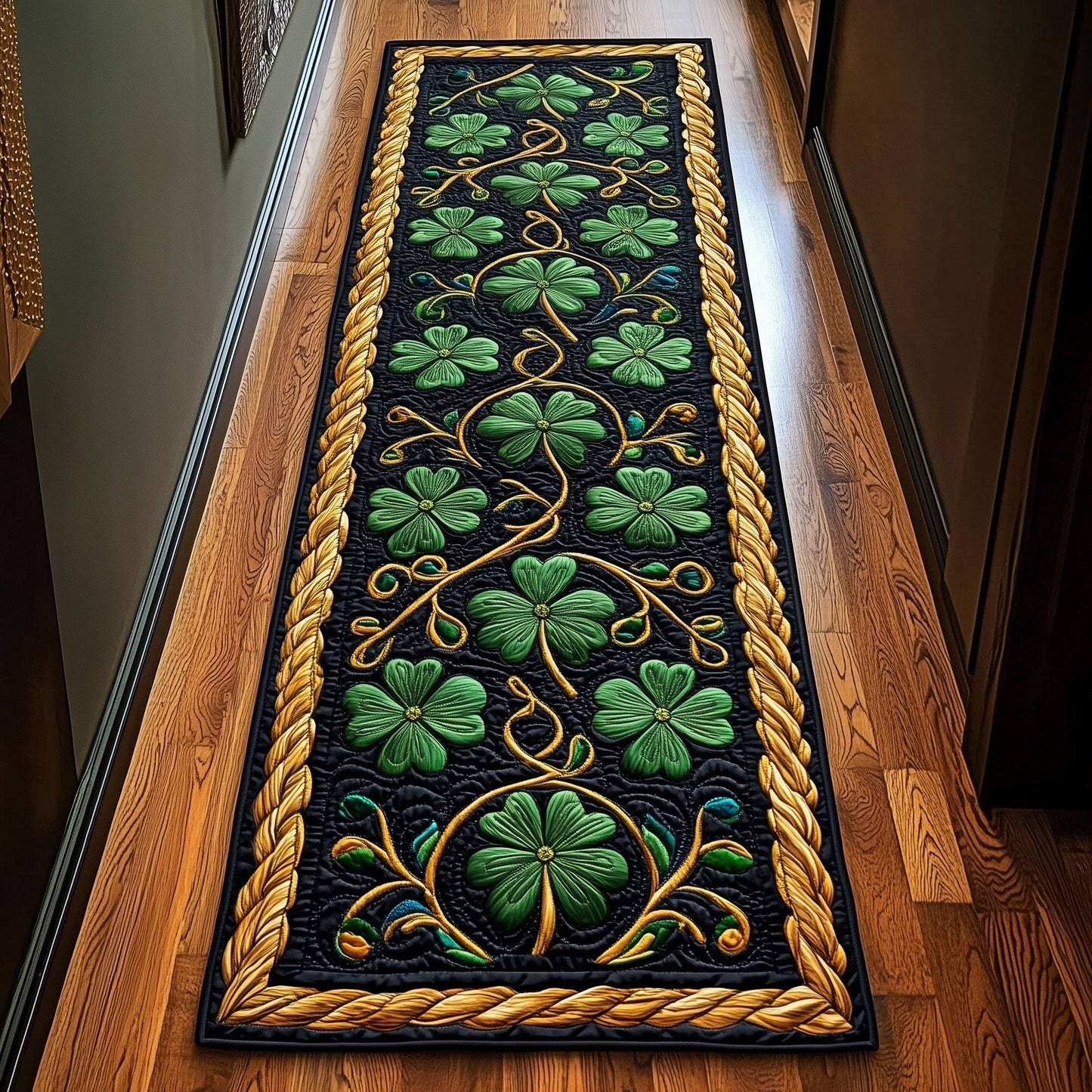 Irish Shamrock Runner Rug GFTOHD10858