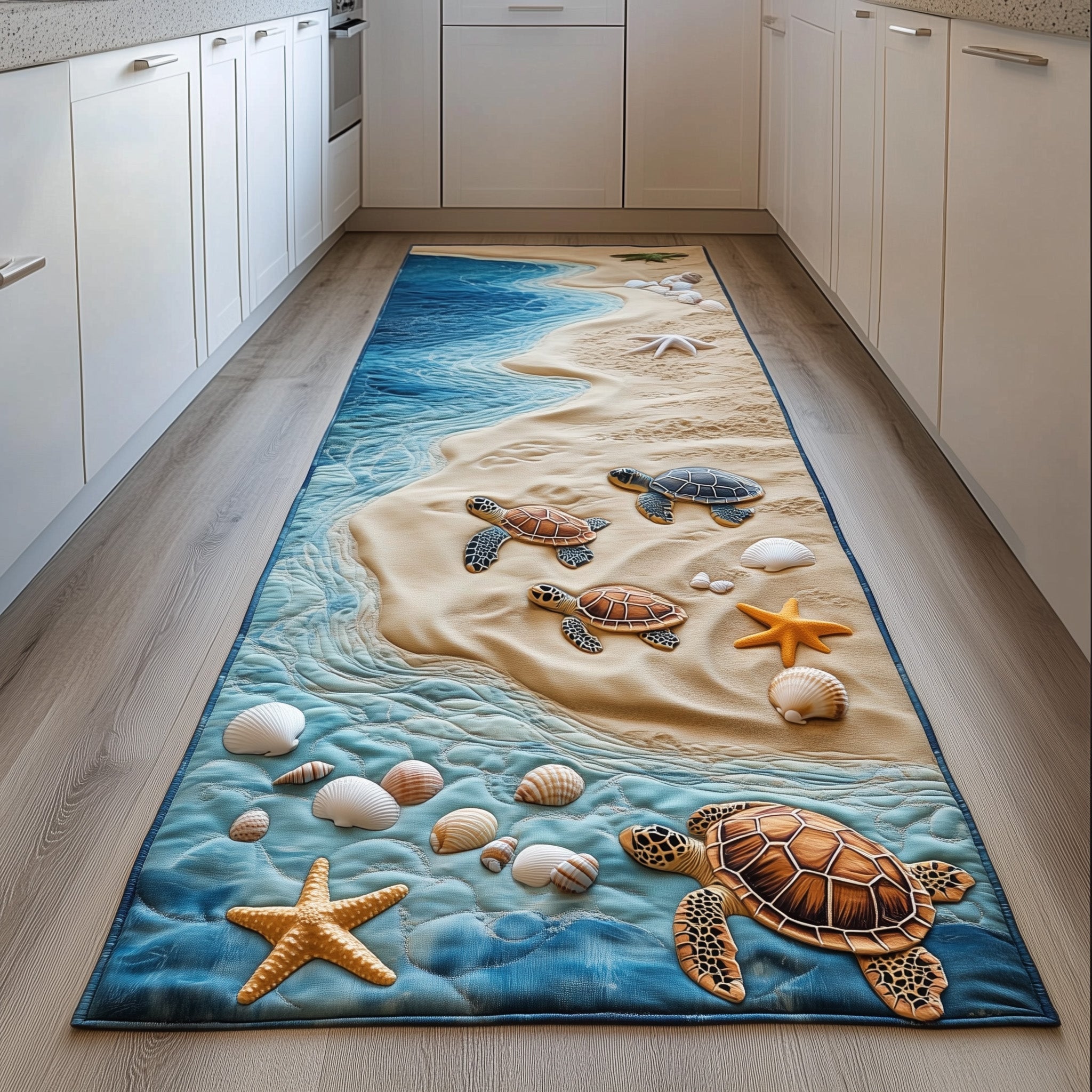 Ocean Turtle Runner Rug GFTOHD10862 – Patchique Store