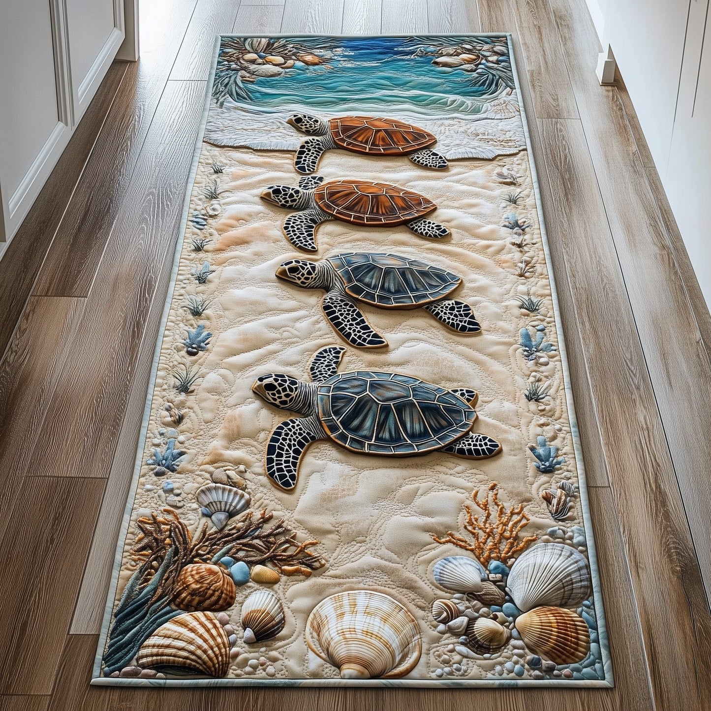 Ocean Turtle Runner Rug GFTOHD10865