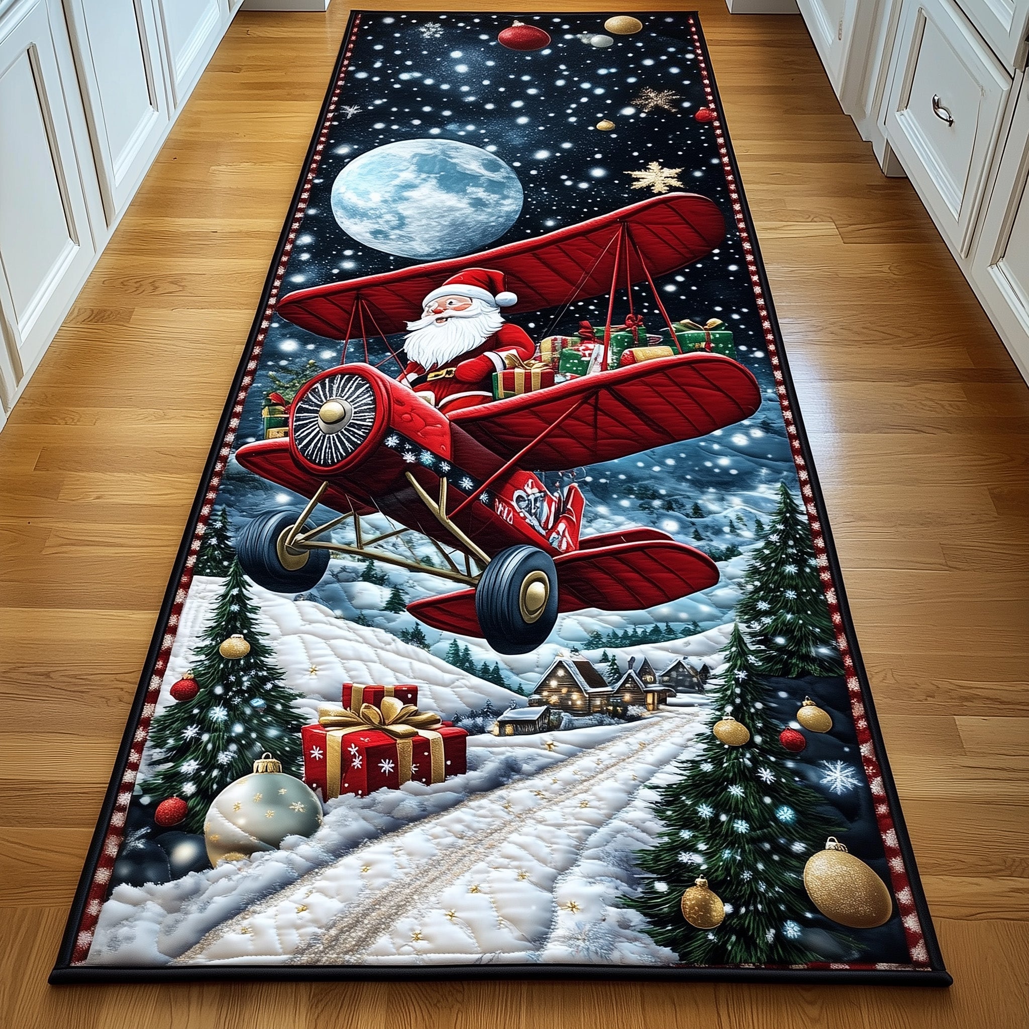 Santa Night Runner Rug GFTOHD10874 – Patchique Store