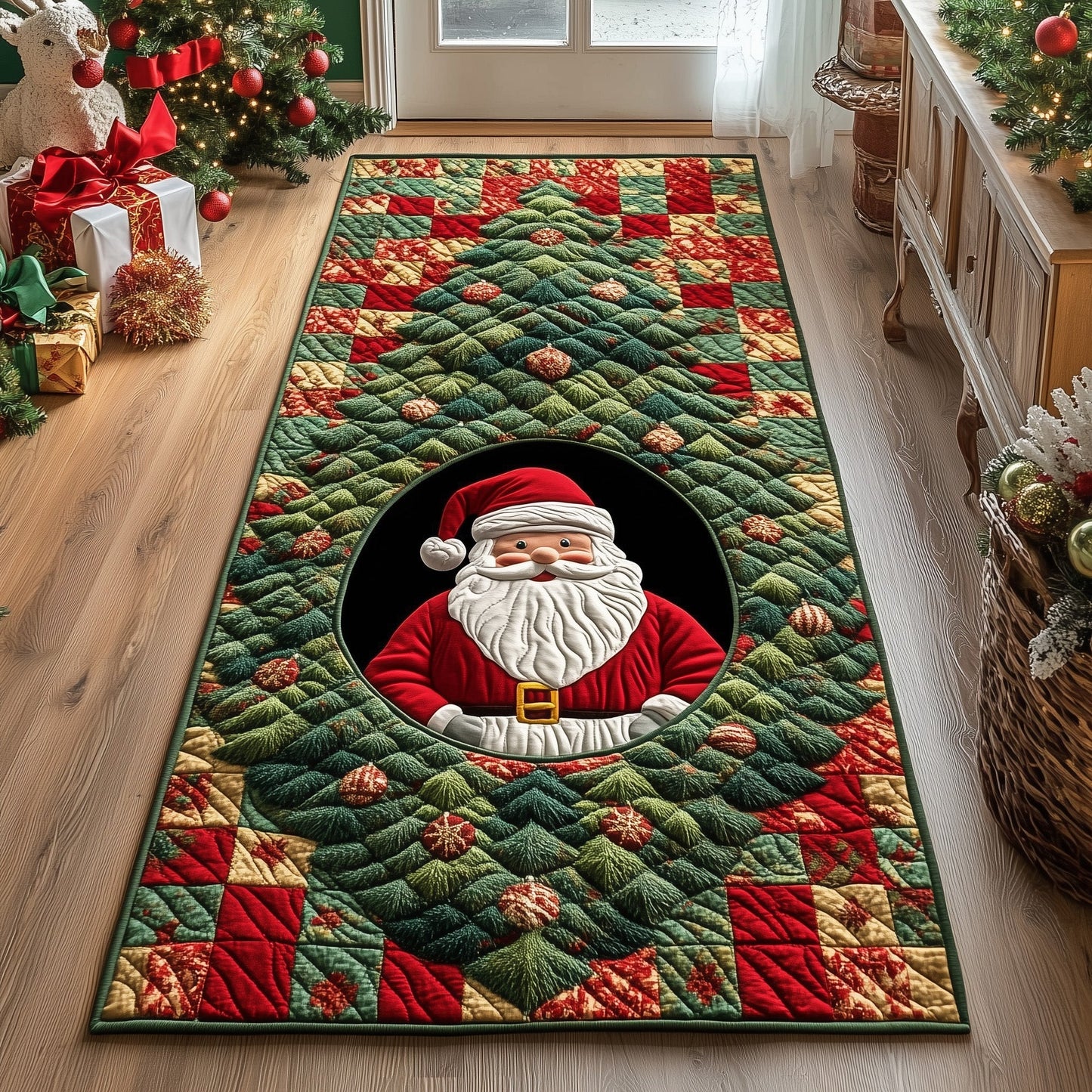 Santa Workshop Runner Rug GFTOHD10878