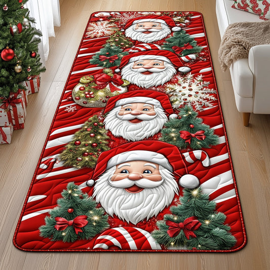 Santa Holiday Cheer Runner Rug GFTOHD10880
